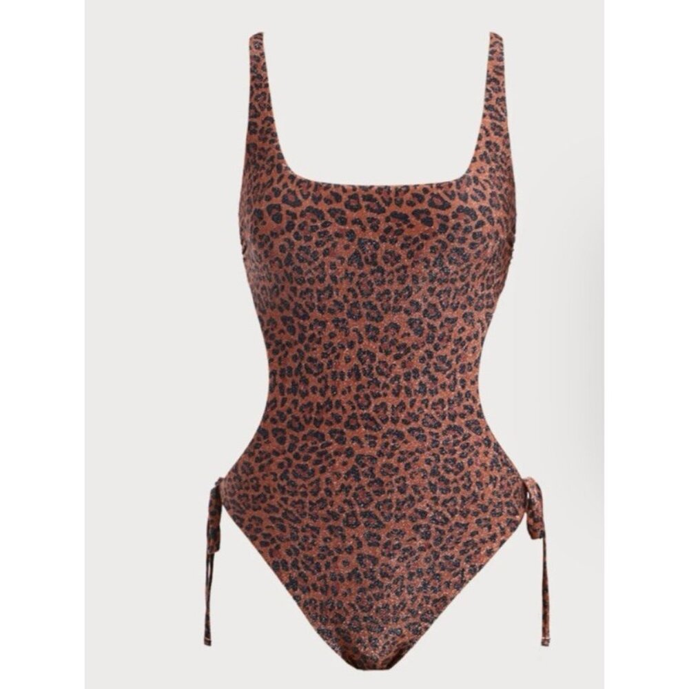 Berlook Mulit X Cross One Piece Swimsuit Navy Blue Cut out S Small NEW NWT Bag - Picture 4 of 10
